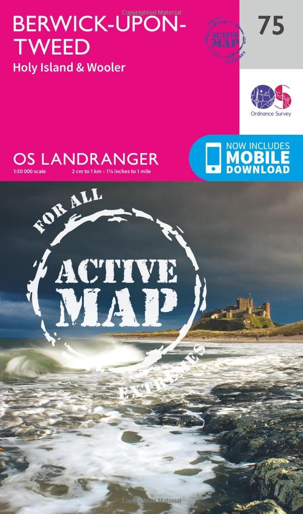 Wandelkaart 75 Berwick-upon-Tweed - OSI