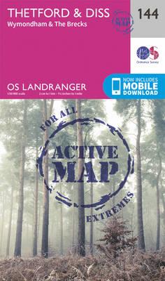 Wandelkaart 144 Thetford & Breckland- Norfolk - OSI
