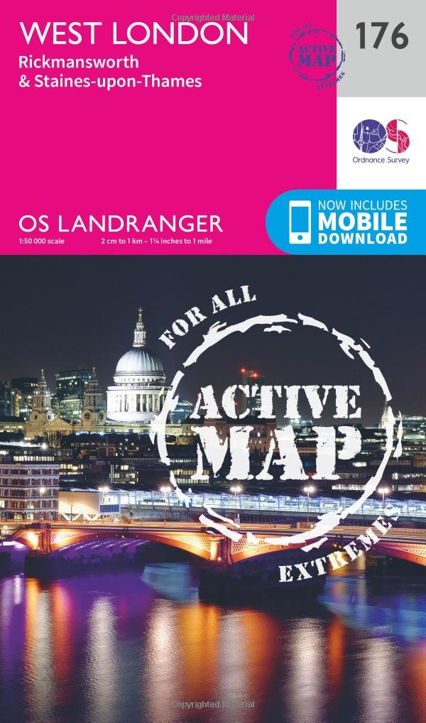 Wandelkaart 176 West London & Rickmansworth - OSI