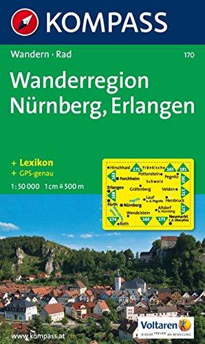 Wandelkaart 170 Nürnberg & Erlangen - Kompass