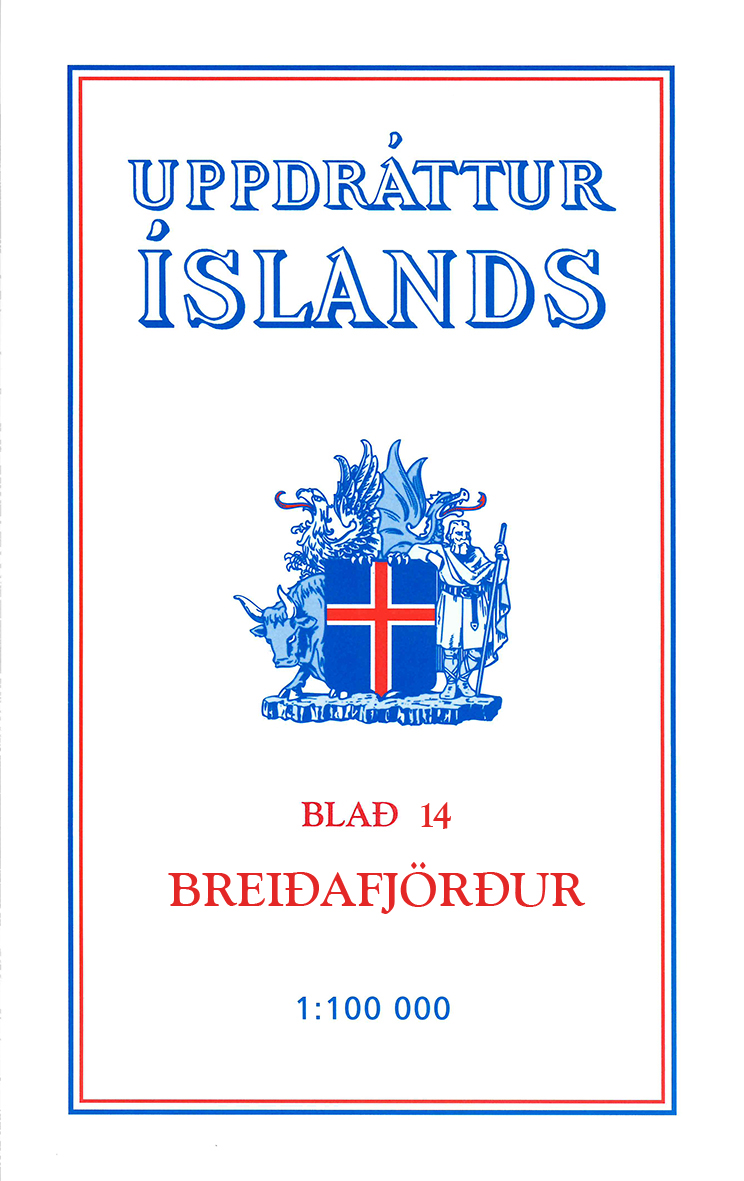 TOPO Wandelkaart 14 - Breidafjordur Iceland - Ferdakort