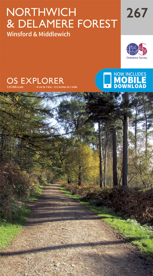 Wandelkaart 267 Northwich & Delamere Forest - OSI