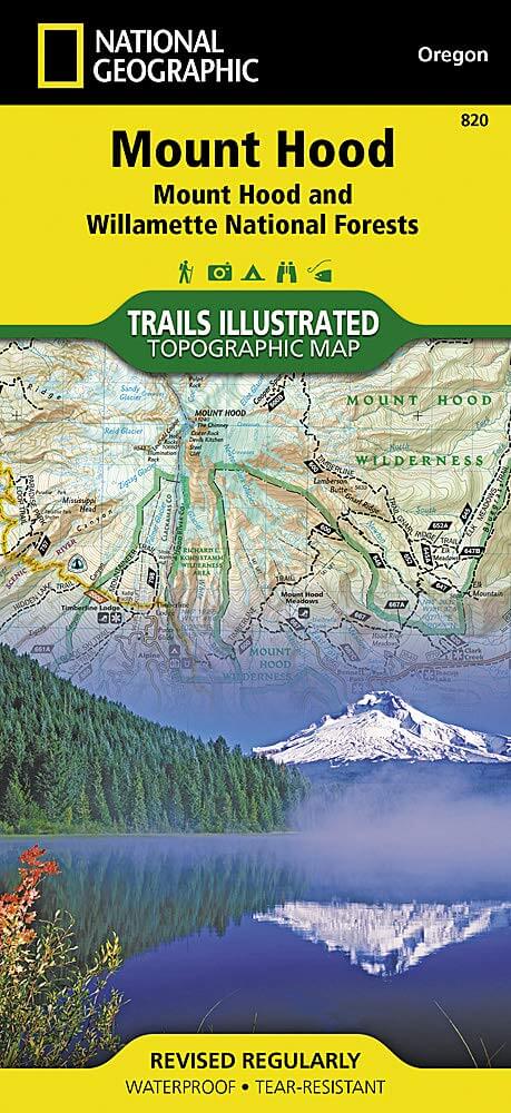 TOPO Wandelkaart 820 - Mount Hood & Willamette National Forest