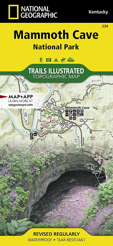 Wandelkaart 234 Mammoth Cave NP- Kentucky - Nat Geo