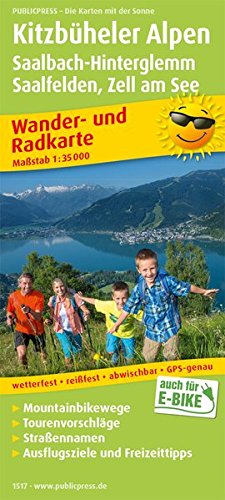Wandelkaart & Fietskaart- Kitzbüheler Alpen - Publipress