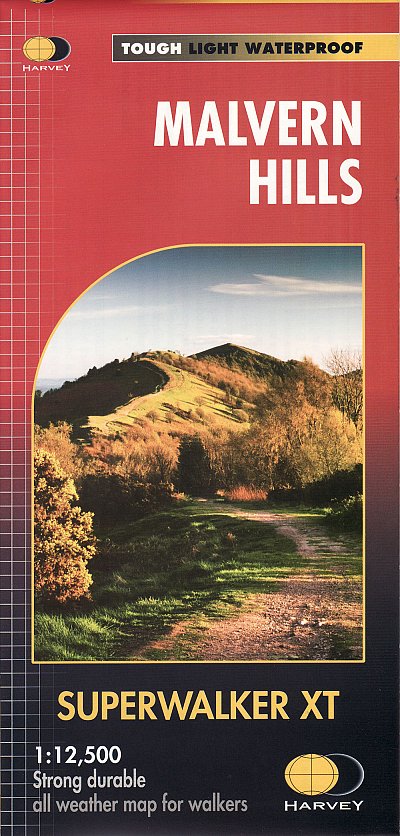 Wandelkaart XT Malvern Hills AONB England - Harvey map