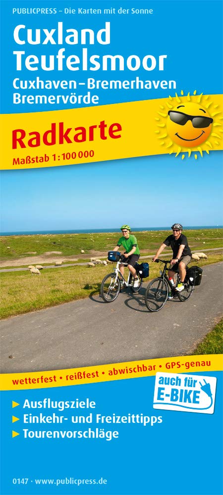 Fietskaart 147- Cuxland & Teufelsmoor- Duitsland - Publipress