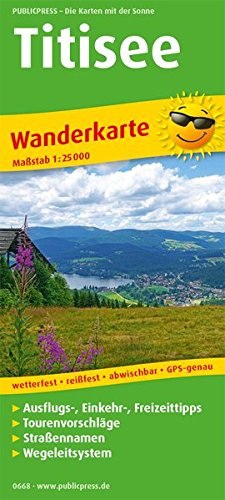 Wandelkaart 668- Titimeer- Zwarte woud Duitsland - Publipress