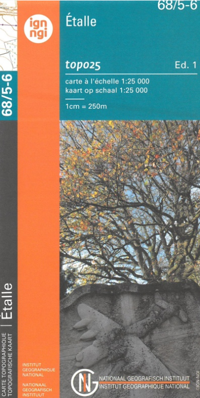 TOPO Wandelkaart 68/5-6 - Etalle - NGI
