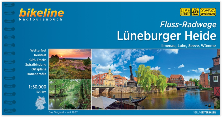 Fietsgids Lüneburger Heide FlussRadwege - Bikeline