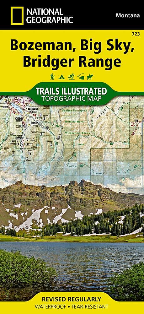Wandelkaart 723 - Bozeman- Big Sky & Bridger Range - Natgeo