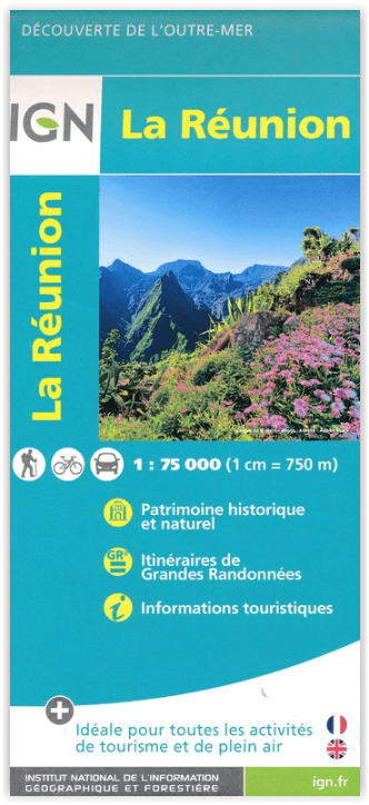 Wandelkaart 84974 - La Réunion Domtom - IGN