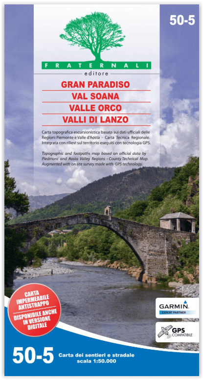 Wandelkaart 50-5 Gran Paradiso & Val Soana - Fraternali Ed