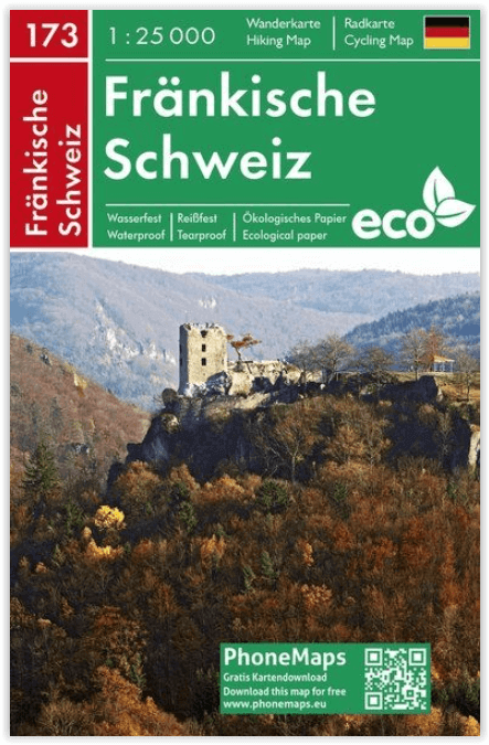 Wandelkaart 173 - Fränkische Schweiz - Freytag & Berndt