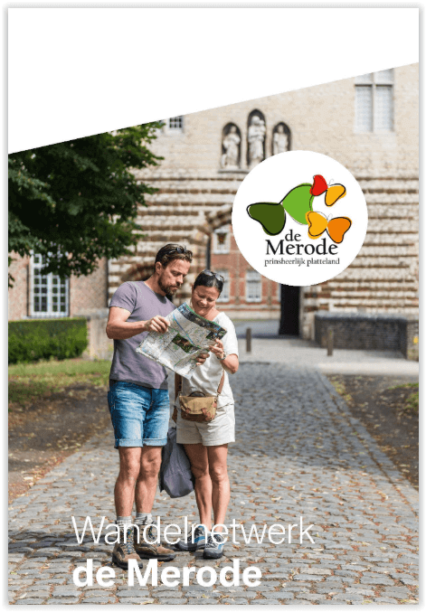 Wandelkaart De Merode Noord en Zuid - wandelnetwerk 