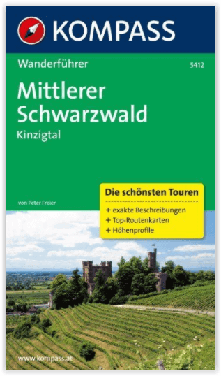 Wandelkaart 5412 - Mittlerer Schwarzwald & Kinzigtal - Kompass
