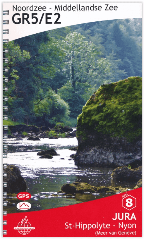 Wandelgids GR5 Deel 8 - St-Hippolyte Jura tot Nyon - DWC