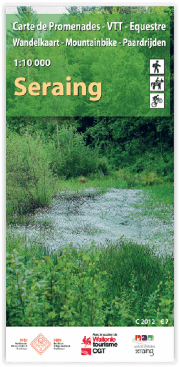 Wandelkaart Seraing Provincie Luik - NGI