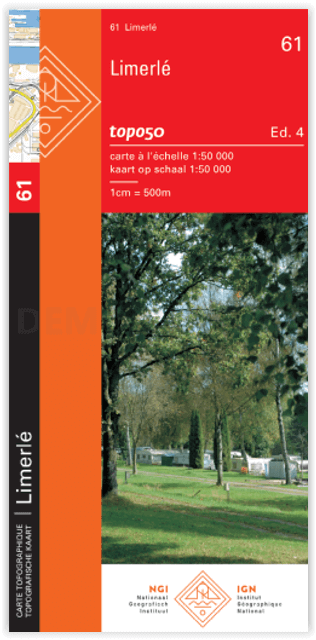 TOPO Wandelkaart 61 - Limerlé Prov. Luxemburg - NGI