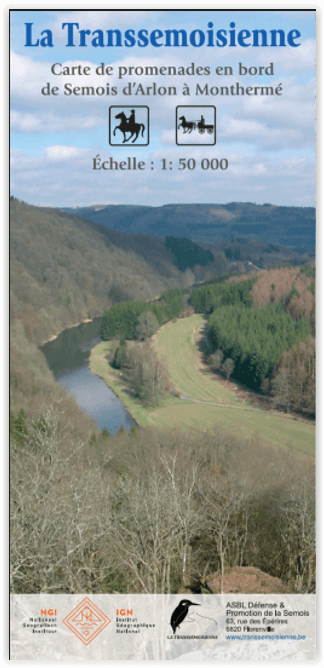 Wandelkaart La Transsemoisiènne - NGI