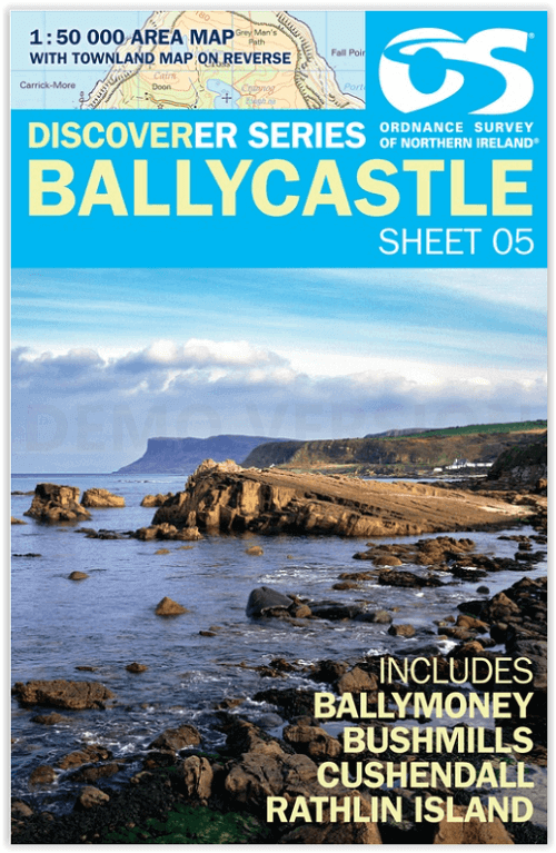 Wandelkaart 05 Discoverer Ballycastle - Discoverer series - OSNI