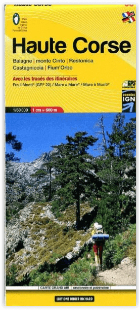 Wandelkaart 08 - Haute- en noord Corsica - Calvi - Didier R.