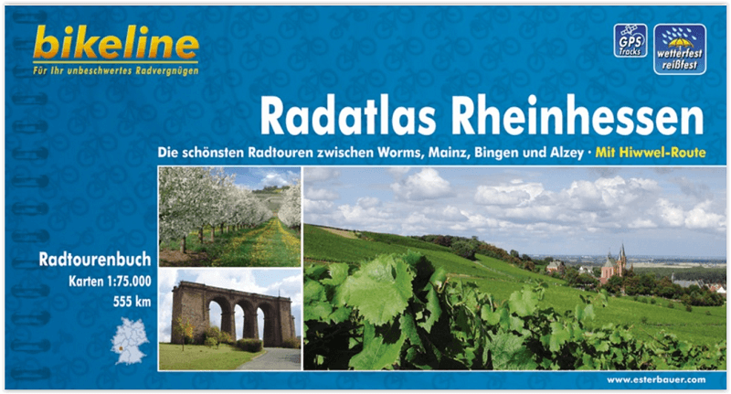 Fietsgids Rheinhessen Radatlas - Estenbauer