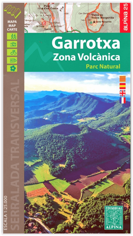 Wandelkaart 49 - Garrotxa zona volcanica - Ed. Alpina