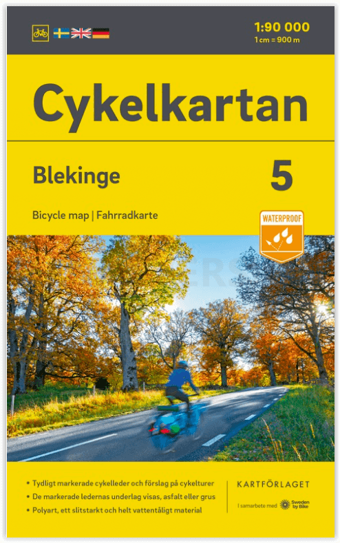 Fietskaart 05 Cykelkartan Blekinge - Norstedts