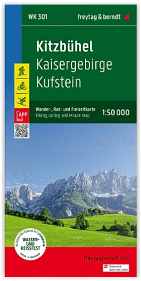 Wandelkaart WK301 - Kufstein- Kaisergebirge & Kitzbühel - F&B