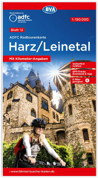 Fietskaart 12 Harz & Leinetal - ADFC