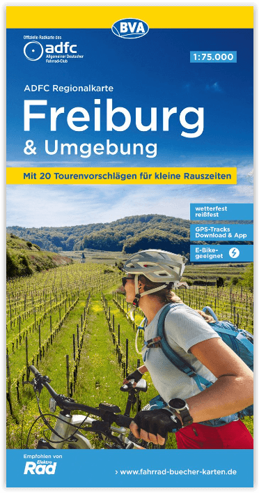 Fietskaart ADFC Regionalkarte Freiburg & omgeving - ADFC
