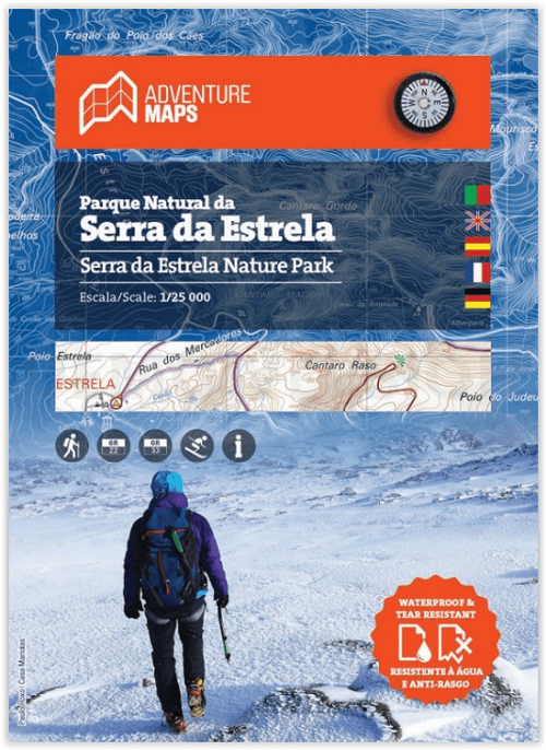 Wandelkaart MSE25 - Parque Natural Serra da Estrela - Adv. Maps