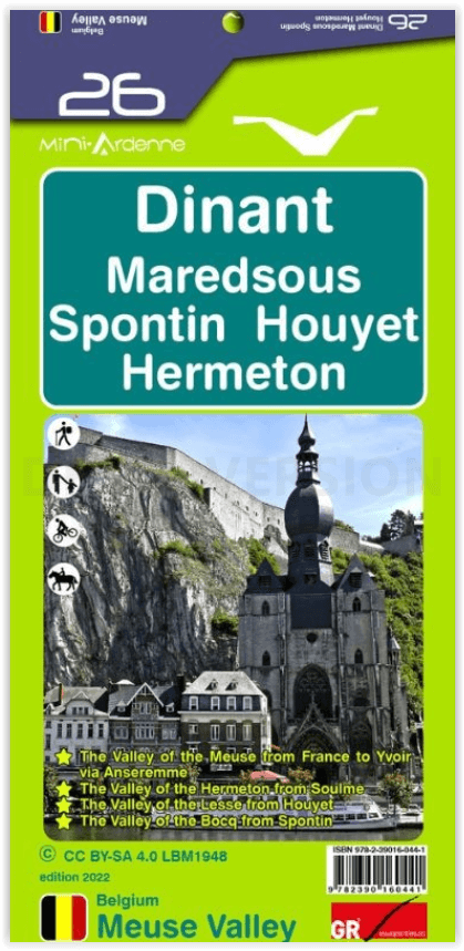 Wandelkaart 26 Dinant - Mini Ardenne