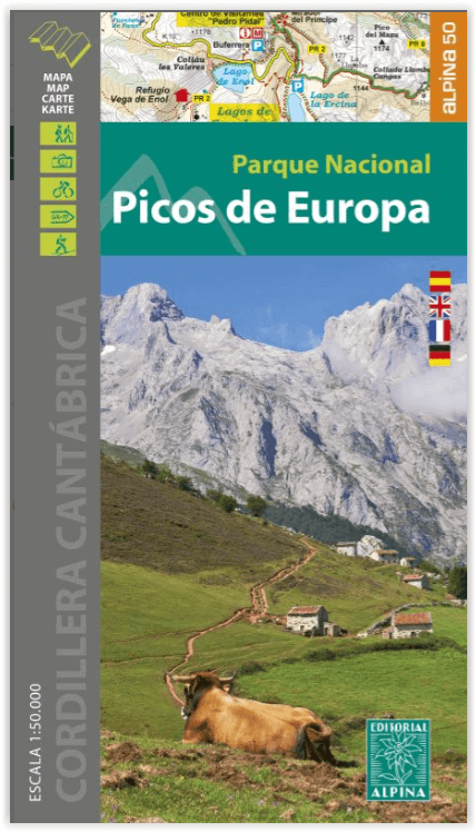 Wandelkaart 186 Picos de Europa PN & Cordillera Cantabrica