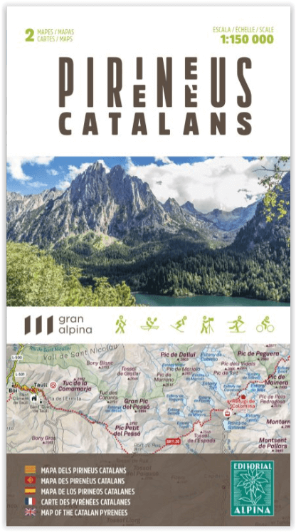 Wandelkaart 050 - Pyrénées catalanes - Ed. Alpina