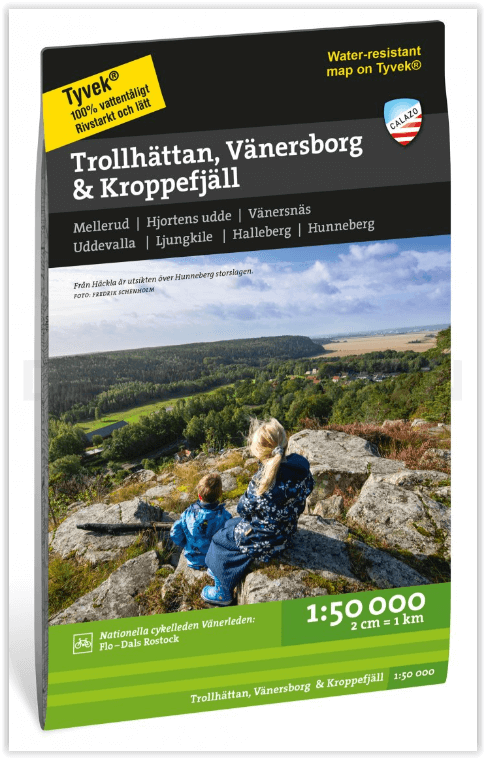 Wandelkaart Terrängkarta 370 Trollhättan & Vänersborg - Calazo