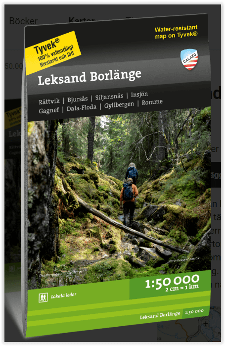 Wandelkaart Terrängkarta 210 Leksand Borlänge - Calazo