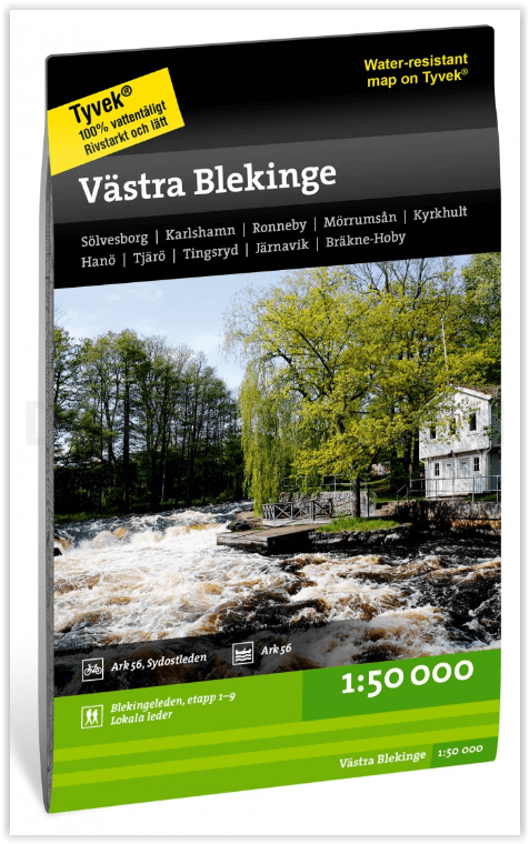 Wandelkaart Terrängkarta 040 Västra Blekinge - Calazo