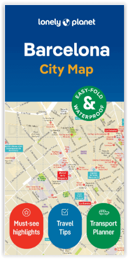 Stadskaart Barcelona city map - Lonely Planet