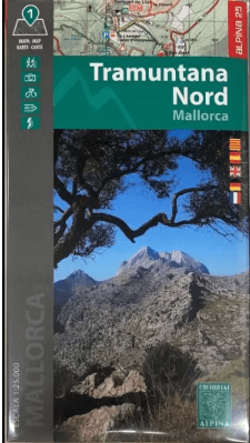 Wandelkaart Mallorca - Tramuntana Norte GR11 - Ed. Alpina