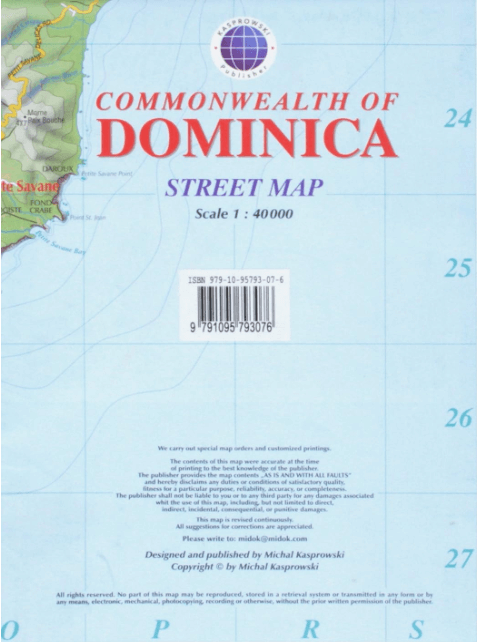 Landkaart wegenkaart Dominican Rep. - Kasprowski