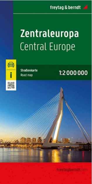 Landkaaart Wegenkaart Midden Europa - Freytag & Berndt