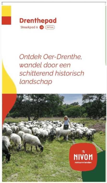 Wandelgids Drenthepad - Nivon