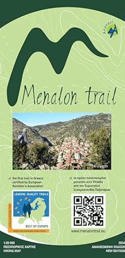 Wandelkaart 3.50 Menalon trail Peloponessos - Anavasi Ed.