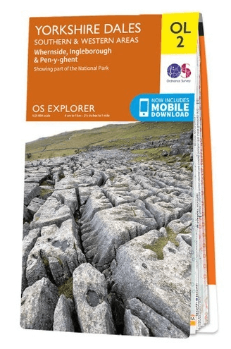 Wandelkaart OL2 Yorkshire Dales - South& Western areas - OS