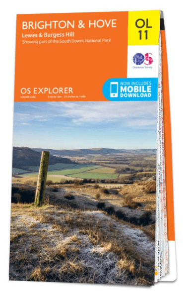 Wandelkaart OL11 Brighton- Hove & South Downs NP - OS