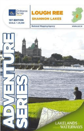 Wandelkaart Adventure Series Lough Ree Ireland - OSI