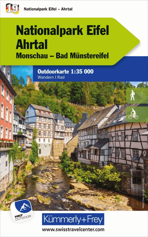 Wandelkaart Outdoorkaart 19 Nationalpark Eifel & Ahrtal - K&F