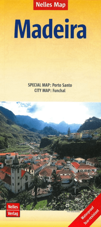 Landkaart Wegenkaart Madeira - Nelles Verlag